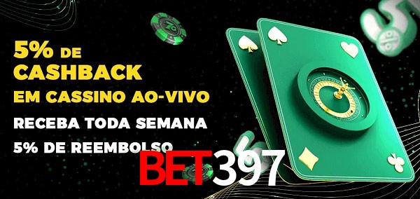 Promoções do cassino ao Vivo Bet397